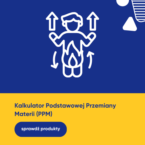 Kalkulator : Podstawowa Przemiana Materii (PPM) wz&oacute;r Mifflina