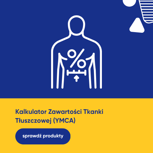 Kalkulator : Procentowa zawartość tkanki tłuszczowej w organizmie : metoda YMCA