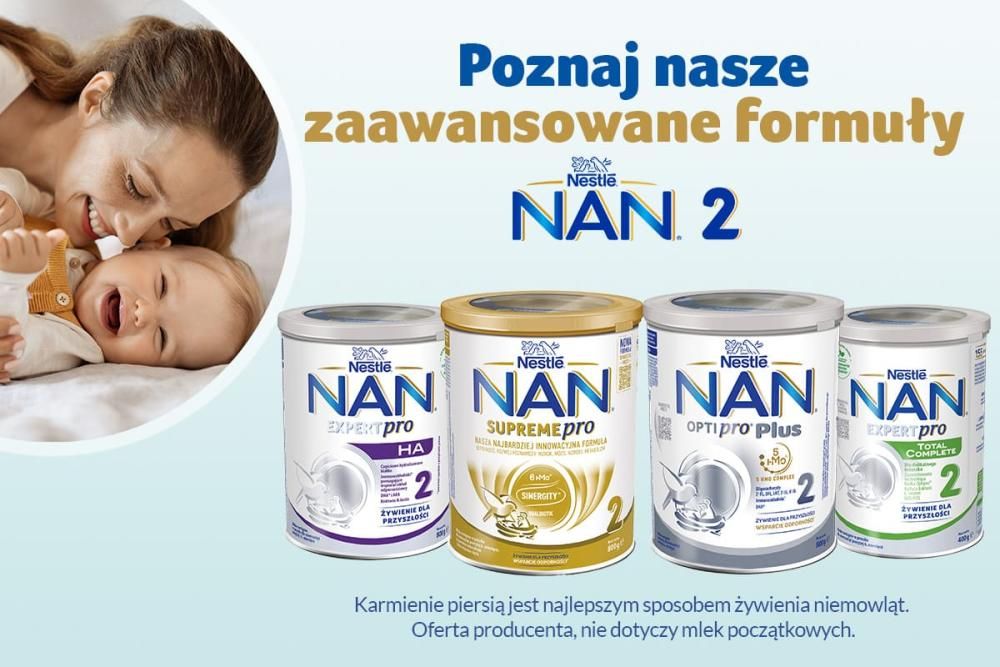 Baner z mlekami NAN