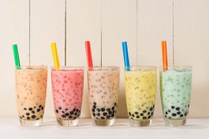 bubble tea z kulkami z tapioki