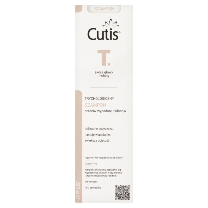 Cutis T, Trychologiczny szampon przeciw wypadaniu włosów, 200 ml