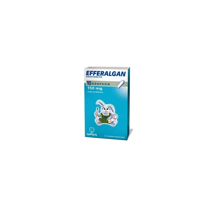 Efferalgan, 150 mg, czopki doodbytnicze, 10 szt.