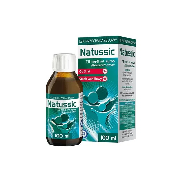 Natussic, 7,5 mg/5 ml, syrop, 100 ml