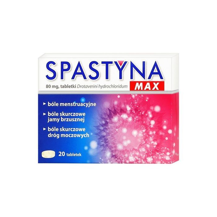 Spastyna Max, 80 mg, tabletki, 20 szt.