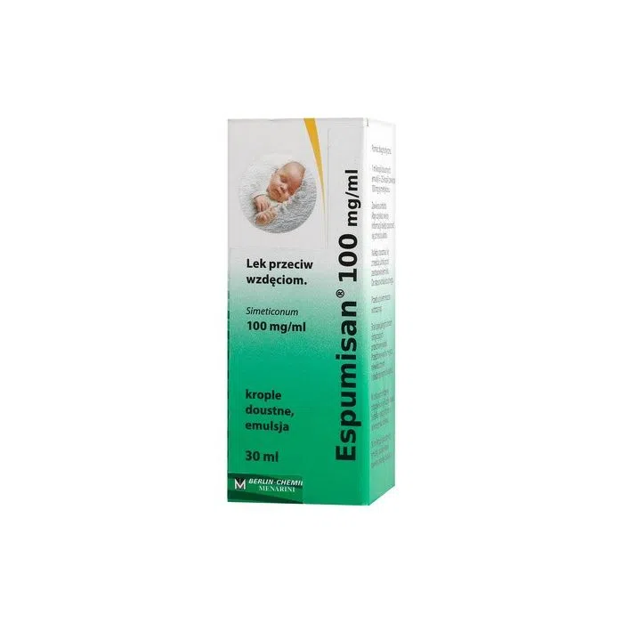 Espumisan, 100 mg/ml, krople doustne, 30 ml (import równoległy, InPharm)