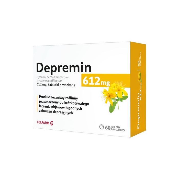 Depremin 612 mg, 612 mg, tabletki powlekane, 60 szt.