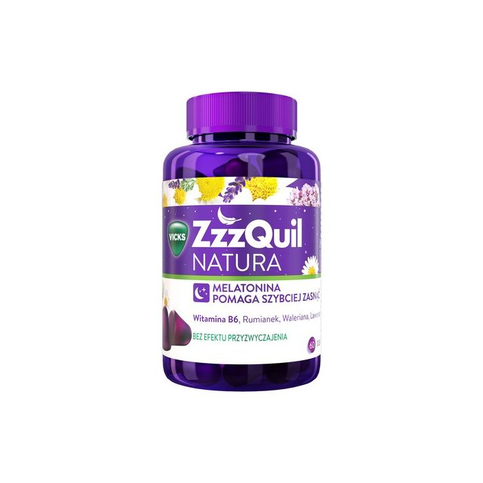 ZzzQuil Natura, żelki, smak owoców leśnych, 60 szt.