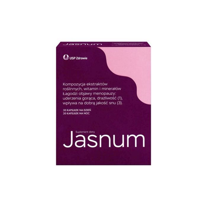 Jasnum, kapsułki, 30 szt. na dzień + 30 szt. na noc