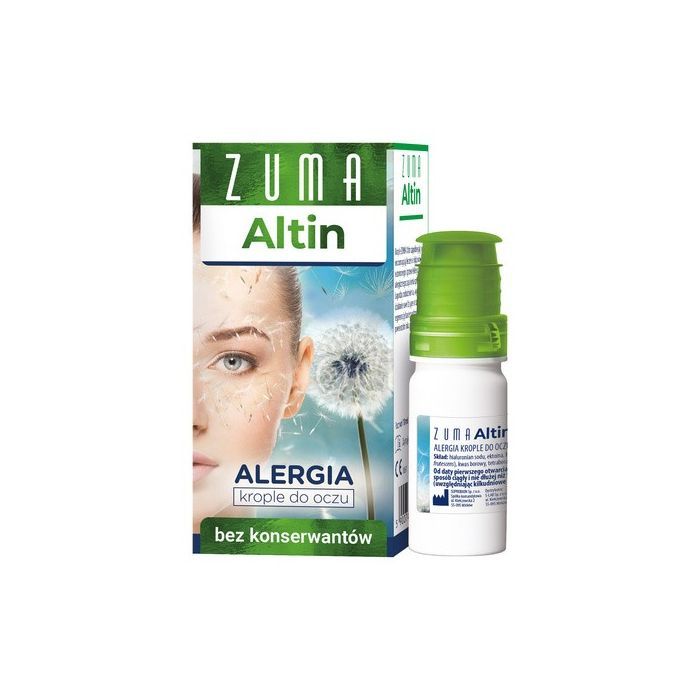 Zuma Altin, krople do oczu, nawilżające, bez konserwantów, 10 ml