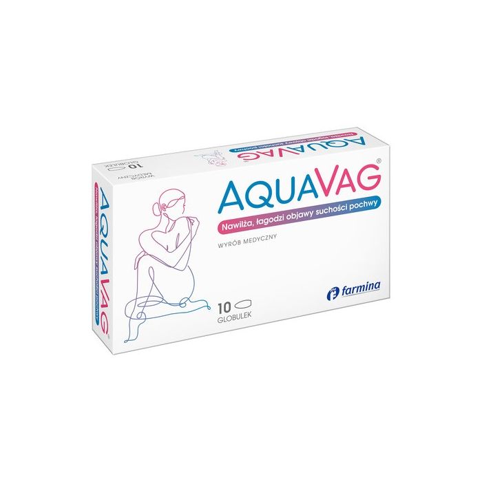 Aquavag, globulki dopochwowe, 10 szt.