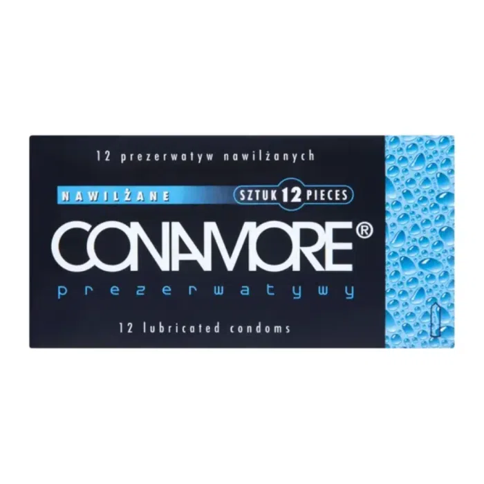 Conamore Wet, prezerwatywy nawilżane, 12 szt.