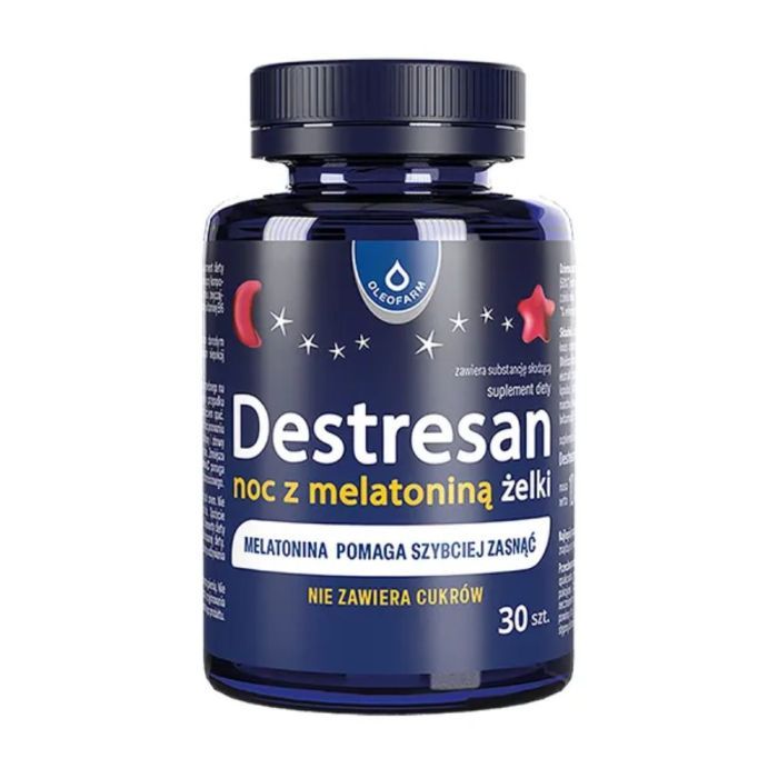 Destresan noc z melatonina, zelki, 30 szt