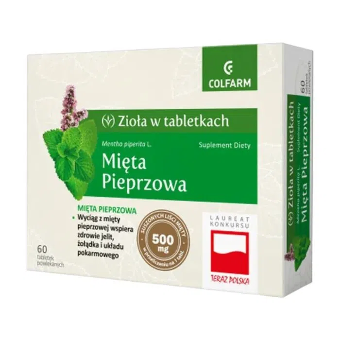 Mięta Pieprzowa, tabl., 60 szt