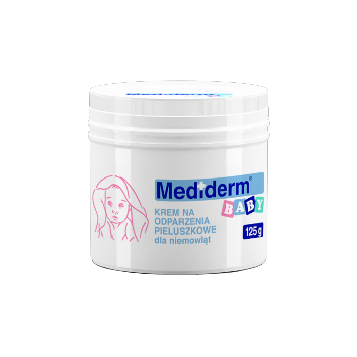 Mediderm Baby, krem na odparzenia pieluszkowe dla niemowląt, 125g