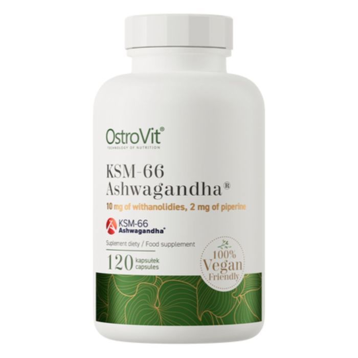 OstroVit KSM-66 Ashwagandha, kapsułki, 120 szt.