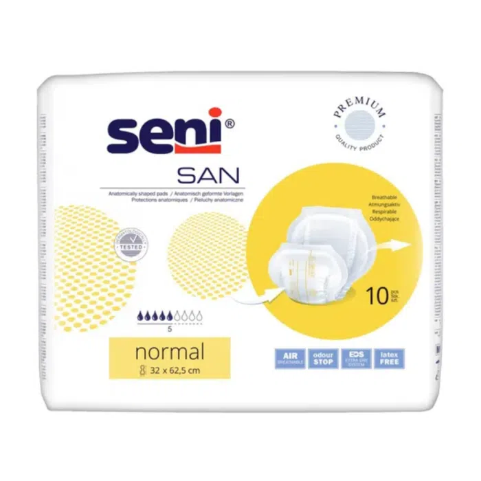 San Seni, pieluchy anatomiczne normal,10 szt.