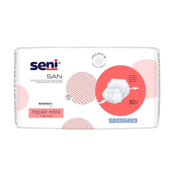 San Seni, pieluchy anatomiczne ,regular extra, 30 szt
