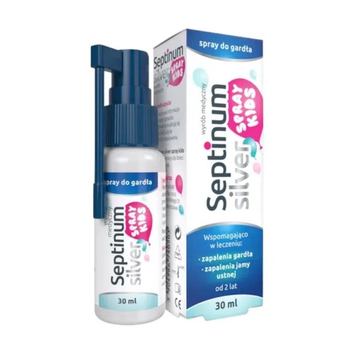 Septinum Silver spray KIDS, spray, do gardla, 30 ml