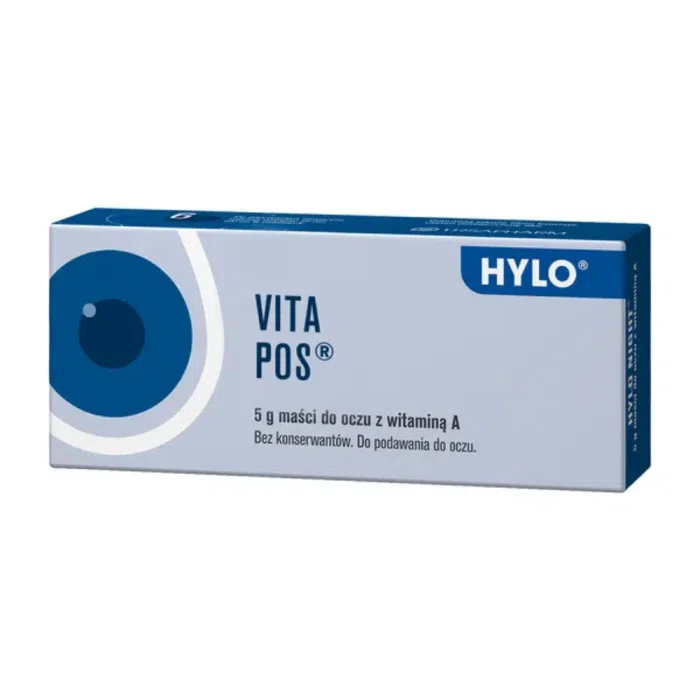 Vita Pos, 250 I/U/g, maść do oczu, z witaminą A, 5 g