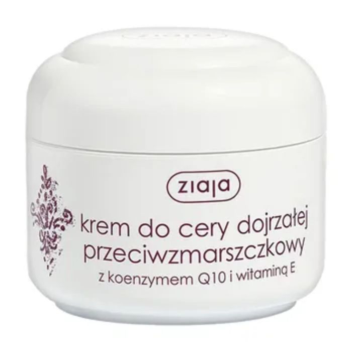Ziaja, przeciwzmarszczkowy krem do cery dojrzałej z koenzymem Q10 i witaminą E, 50 ml