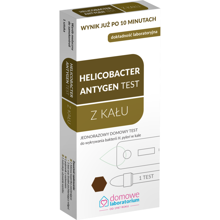 Test Helicobacter Antygen, z kału, 1 szt.