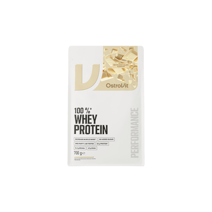 OstroVit 100% Whey Protein, proszek, biała czekolada, 700 g