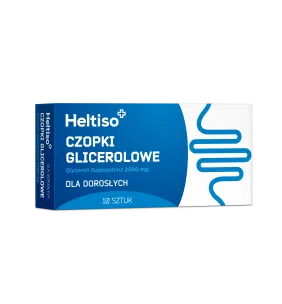 HELTISO czopki glicerolowe 2,5g, 10 szt.