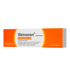 Skinoren, 200 mg/g, krem, 30 g kremu, (import równoległy, Rumunia, Delfarma)