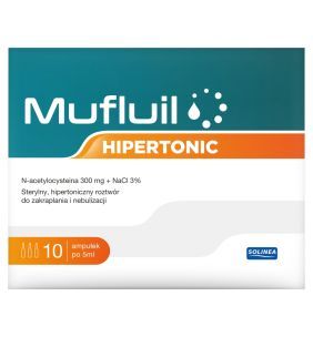Mufluil Hipertonic, roztw.do nebul., 5 ml, 10 amp