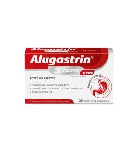 Alugastrin 3 Forte + Cynk, tabletki, 30 szt.
