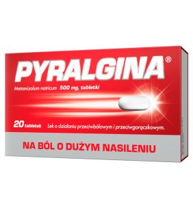 Pyralgina, 500 mg, tabletki, 20 szt.