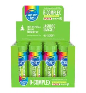 Plusssz Up B-Complex Neuro Booster Forte Shot, płyn,50ml x12