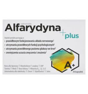 Alfarydyna plus, kaps.twarde, 30 szt