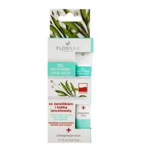 Flos-Lek Pharma, żel do powiek i pod oczy, ze świetlikiem i babką lancetowatą, 15 ml