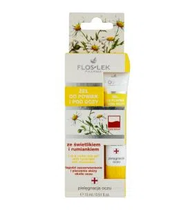 Flos-Lek Pharma, żel do powiek i pod oczy, ze świetlikiem i rumiankiem, 15 ml