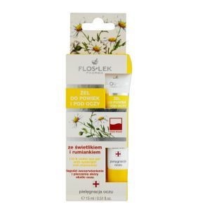 Flos-Lek Pharma, żel do powiek i pod oczy, ze świetlikiem i rumiankiem, 15 ml