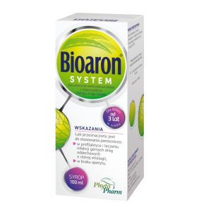 Bioaron SYSTEM (1920 mg + 51 mg) / 5 ml syrop, 100 ml