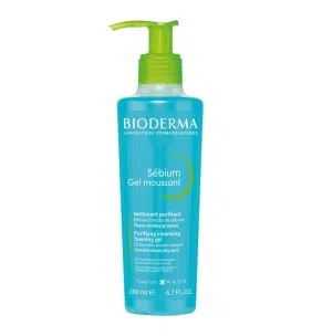 Bioderma Sebium Gel Moussant, antybakteryjny żel do mycia twarzy, 200 ml