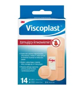 Viscoplast Tamujący krwawienie, plastry, 3 rozmiary, 14 szt.