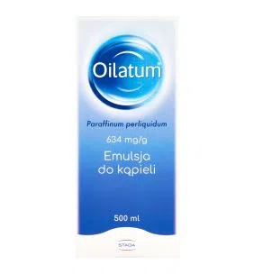 Oilatum, 634 mg/g, emulsja do kąpieli, 500 ml