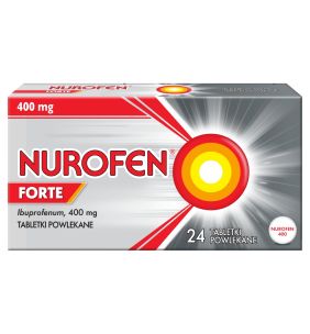 Nurofen Forte, 400 mg, tabletki powlekane, 24 szt.