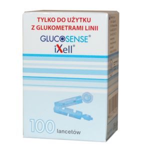Lancety do nakłuwacza Glucosense, 100 szt.