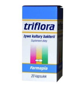 Triflora, zywe kultury bakterii, kaps., 20 szt