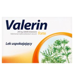 Valerin forte, 200 mg, tabletki drażowane, 15 szt.