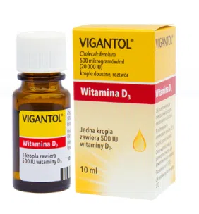 Vigantol, krople doustne, (20.000 j.m./ml), 10 ml