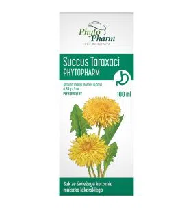 Succus Taraxaci, (Sok z mniszka), 100 ml