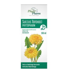Succus Taraxaci, (Sok z mniszka), 100 ml