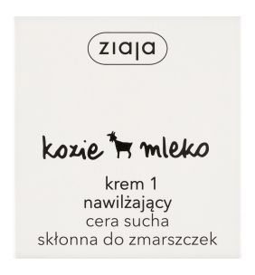 Ziaja Kozie Mleko, krem 1 nawilżający, cera sucha, skłonna do zmarszczek, 50 ml