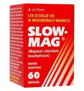Slow-Mag, tabletki dojelitowe, 60 szt
