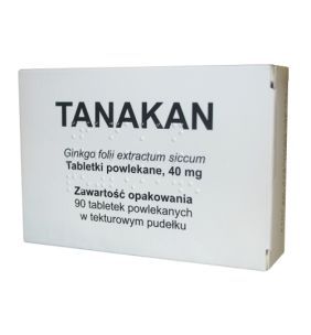 Tanakan, 40 mg, tabletki powlekane, 90 szt. (import równoległy, Delfarma)